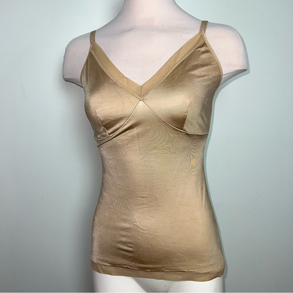 SPANX Nude Shaping Camisole with Built-in Bra - Size Large